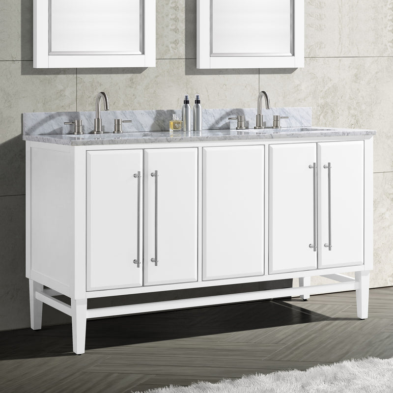 Avanity Mason 60 inch Vanity Only MASON-V60-WTS