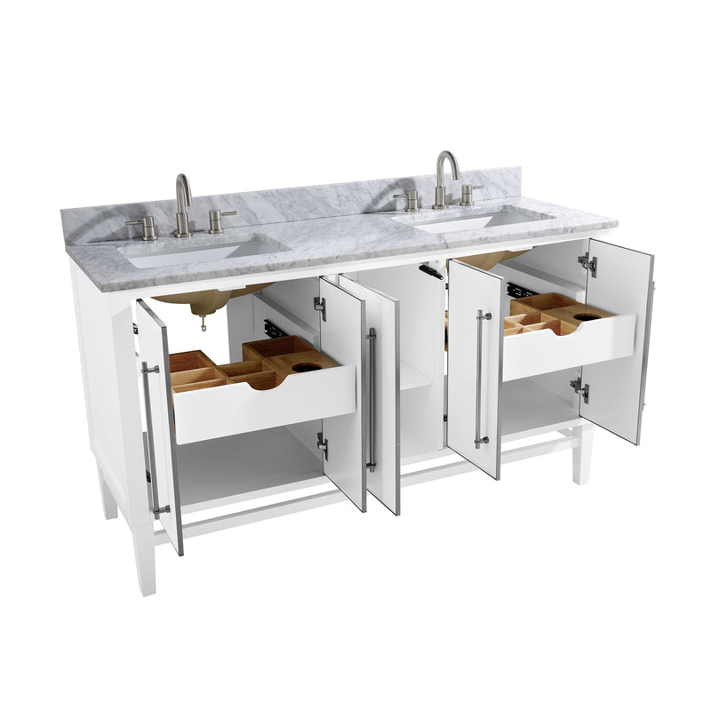 Avanity Mason 61 inch Vanity Combo MASON-VS61-WTS-C