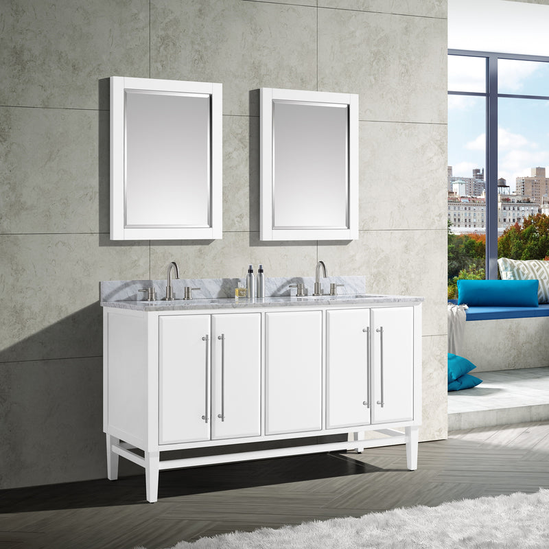 Avanity Mason 60 inch Vanity Only MASON-V60-WTS