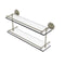 Allied Brass Monte Carlo 22 Inch Double Glass Shelf with Gallery Rail MC-2-22-GAL-PNI