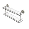 Allied Brass Monte Carlo 22 Inch Double Glass Shelf with Gallery Rail MC-2-22-GAL-SN