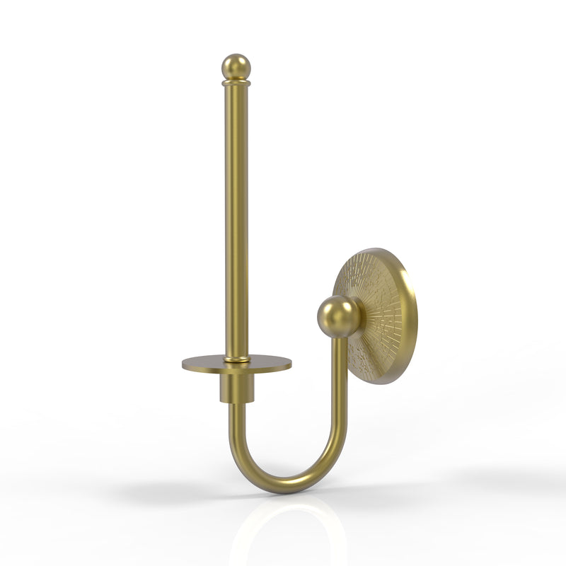 Allied Brass Monte Carlo Collection Upright Toilet Tissue Holder MC-24U-SBR