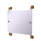 Allied Brass Monte Carlo Landscape Rectangular Frameless Rail Mounted Mirror MC-27-93-BBR