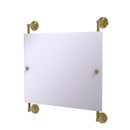 Allied Brass Monte Carlo Landscape Rectangular Frameless Rail Mounted Mirror MC-27-93-UNL