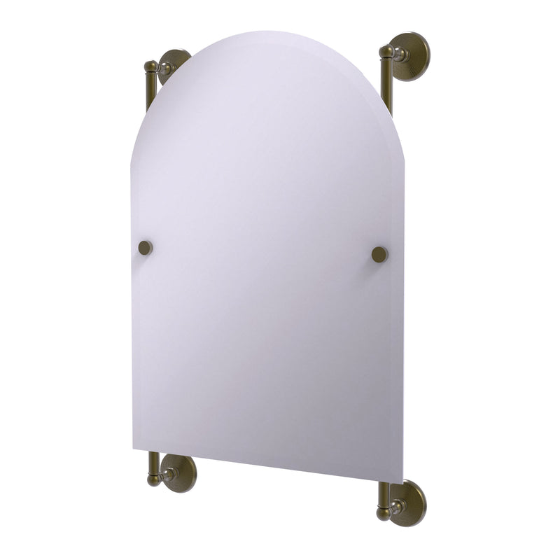 Allied Brass Monte Carlo Arched Top Frameless Rail Mounted Mirror MC-27-94-ABR