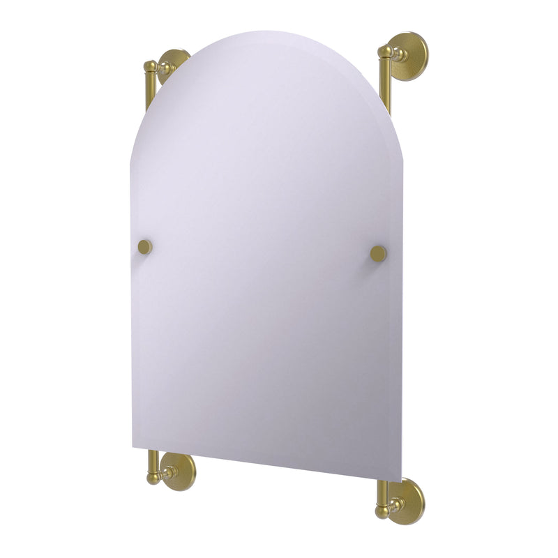 Allied Brass Monte Carlo Arched Top Frameless Rail Mounted Mirror MC-27-94-SBR