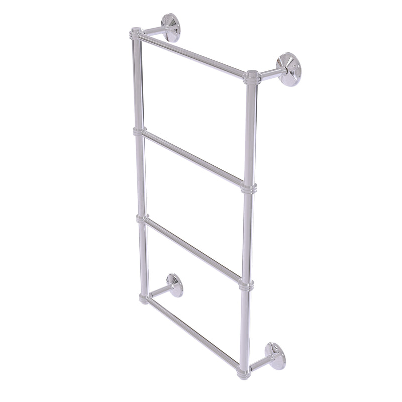 Allied Brass Monte Carlo Collection 4 Tier 36 Inch Ladder Towel Bar with Dotted Detail MC-28D-36-PC