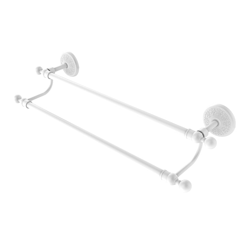 Allied Brass Monte Carlo Collection 18 Inch Double Towel Bar MC-72-18-WHM