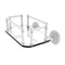 Allied Brass Monte Carlo Collection Wall Mounted Glass Guest Towel Tray MC-GT-5-WHM