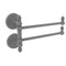 Allied Brass Monte Carlo Collection 2 Swing Arm Towel Rail MC-GTB-2-GYM