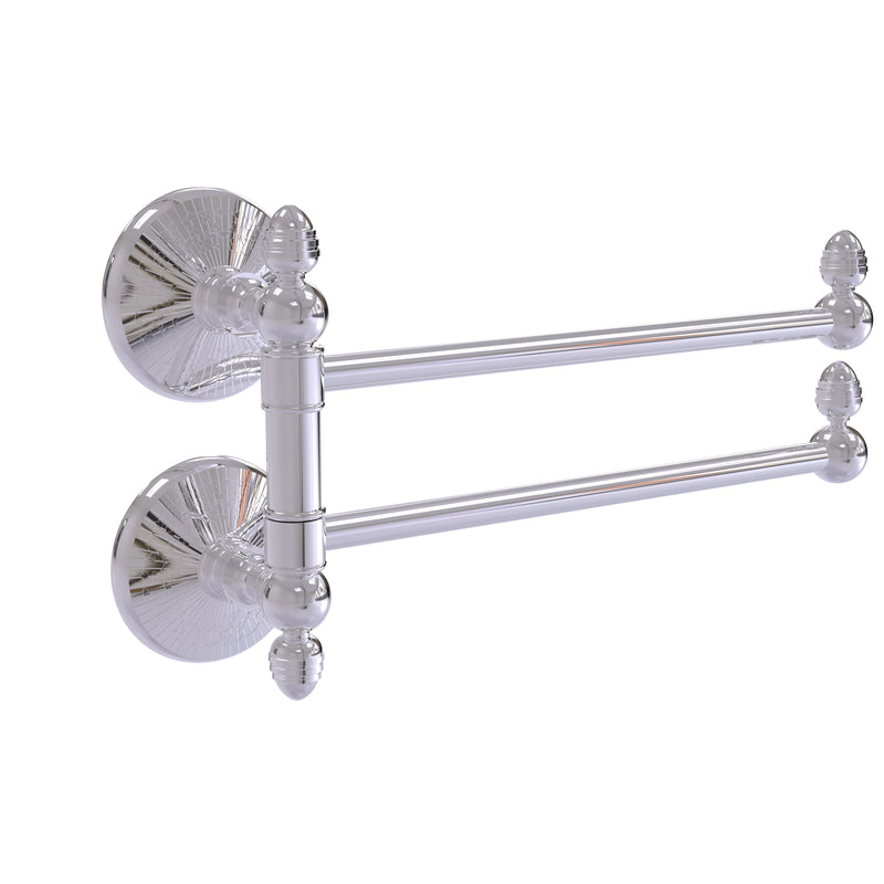 Allied Brass Monte Carlo Collection 2 Swing Arm Towel Rail MC-GTB-2-PC