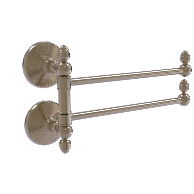 Allied Brass Monte Carlo Collection 2 Swing Arm Towel Rail MC-GTB-2-PEW