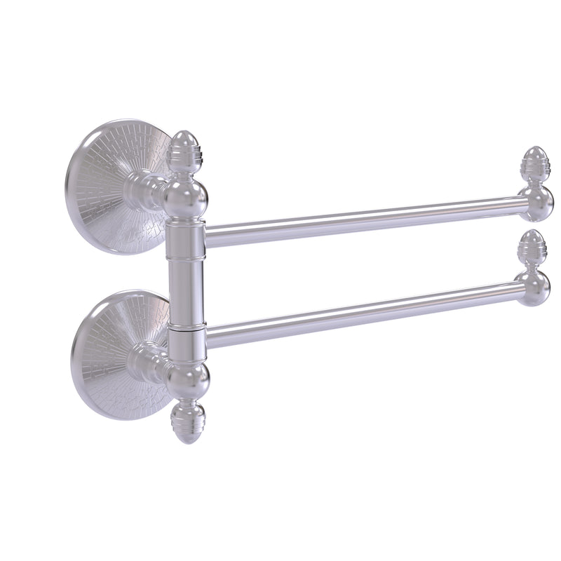 Allied Brass Monte Carlo Collection 2 Swing Arm Towel Rail MC-GTB-2-SCH