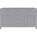 Modern Fittings Caroline 60" Double Cabinet Vanity