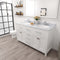 Modern Fittings Caroline 60" Double Bath Vanity with Calacatta Quartz Top and Round Sinks