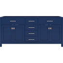 Modern Fittings Caroline 72" Double Cabinet Vanity