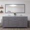 Modern Fittings Caroline 72" Double Bath Vanity with Calacatta Quartz Top and Round Sinks