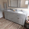 Modern Fittings Caroline 72" Double Bath Vanity with Marble Top and Round Sinks