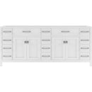 Modern Fittings Caroline Parkway 78" Double Cabinet Vanity