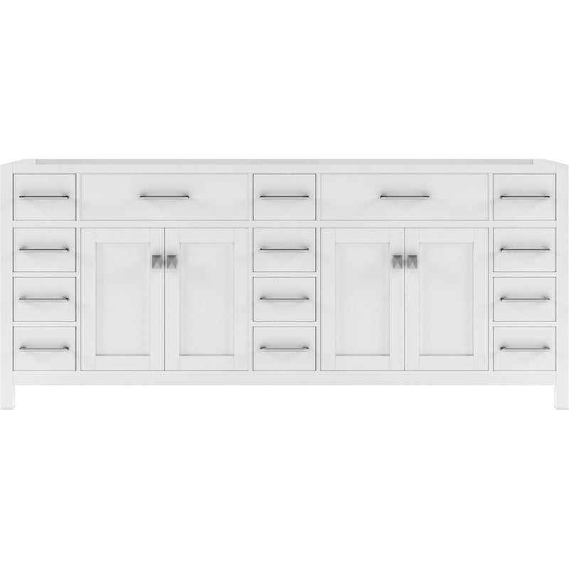 Modern Fittings Caroline Parkway 78" Double Cabinet Vanity