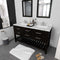 Modern Fittings Caroline Estate 60" Double Bath Vanity with Cultured Marble Quartz Top and Square Sinks