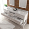 Modern Fittings Caroline Estate 72" Double Bath Vanity with Calacatta Quartz Top and Round Sinks Faucets