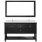 Modern Fittings Julianna 60" Double Bath Vanity with Dazzle Quartz Top and Square Sinks