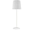 Dainolite 1 Light Drum Floor Lamp W/ Jtone Wh Shade Wh MM681F-WH-790