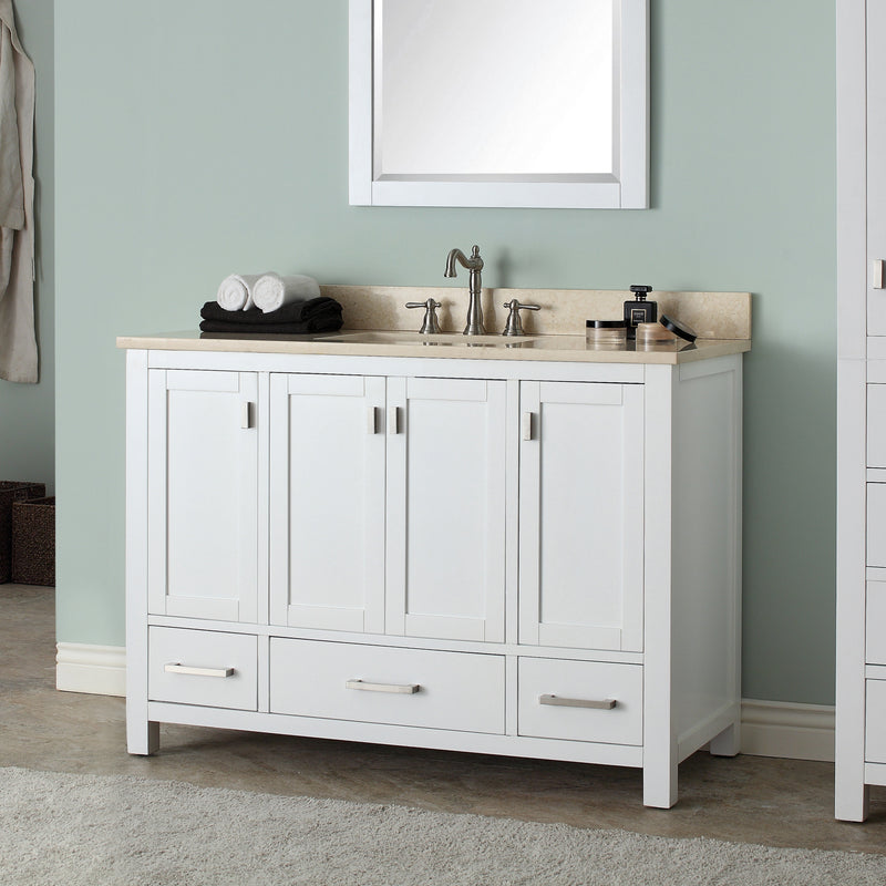 Avanity Modero 49 inch Vanity Combo MODERO-VS48-WT-B