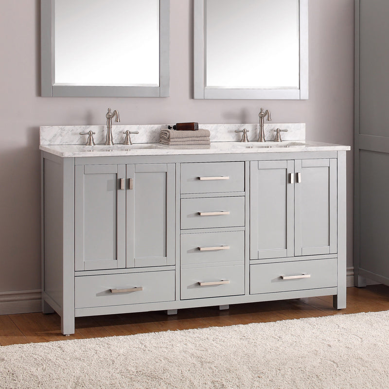 Avanity Modero 61 inch Double Vanity Combo MODERO-VS60-CG-C