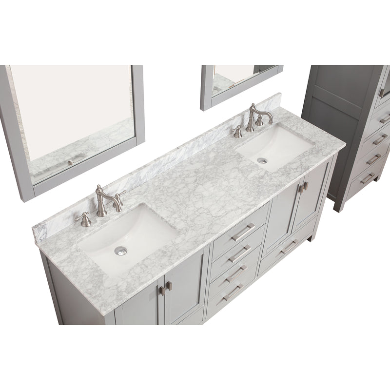 Avanity Modero 72 inch Double Vanity Only MODERO-V72-CG