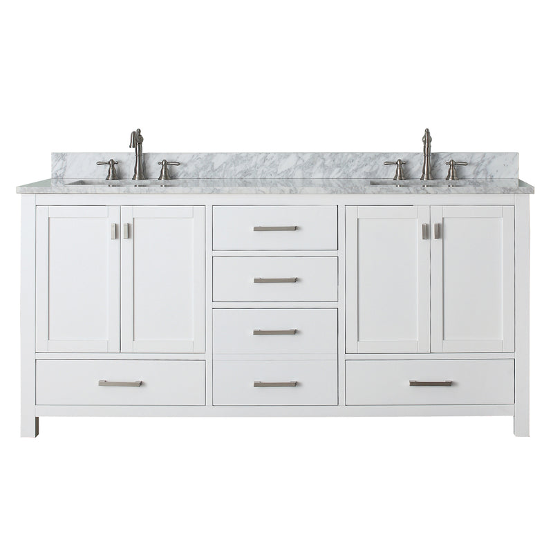 Avanity Modero 73 inch Vanity Combo MODERO-VS72-WT-C