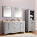 Avanity Modero 61 inch Double Vanity Combo MODERO-VS60-CG-B