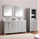 Avanity Modero 61 inch Double Vanity Combo MODERO-VS60-CG-C