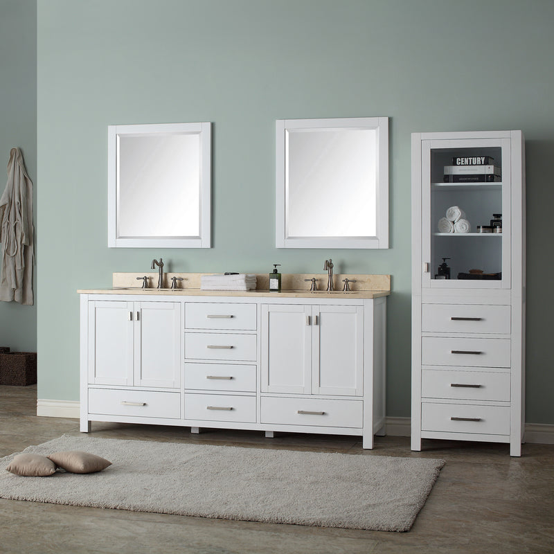 Avanity Modero 73 inch Vanity Combo MODERO-VS72-WT-B