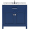 Modern Fittings Caroline 36" Single Bath Vanity with Calacatta Quartz Top and Round Sink