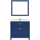 Modern Fittings Caroline 36" Single Bath Vanity with Cultured Marble Quartz Top and Round Sink