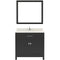 Modern Fittings Caroline 36" Single Bath Vanity with Quartz Top and Round Sink