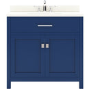 Modern Fittings Caroline 36" Single Bath Vanity with Quartz Top and Round Sink