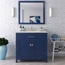 Modern Fittings Caroline 36" Single Bath Vanity with Quartz Top and Round Sink