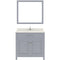 Modern Fittings Caroline 36" Single Bath Vanity with Quartz Top and Round Sink