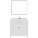 Modern Fittings Caroline 36" Single Bath Vanity with Quartz Top and Round Sink Faucet