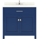 Modern Fittings Caroline 36" Single Bath Vanity with Quartz Top and Square Sink