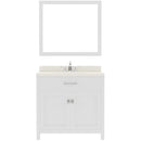 Modern Fittings Caroline 36" Single Bath Vanity with Quartz Top and Square Sink