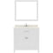 Modern Fittings Caroline 36" Single Bath Vanity with Quartz Top and Square Sink