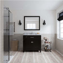 Modern Fittings Caroline 36" Single Bath Vanity with Marble Top and Round Sink Faucet