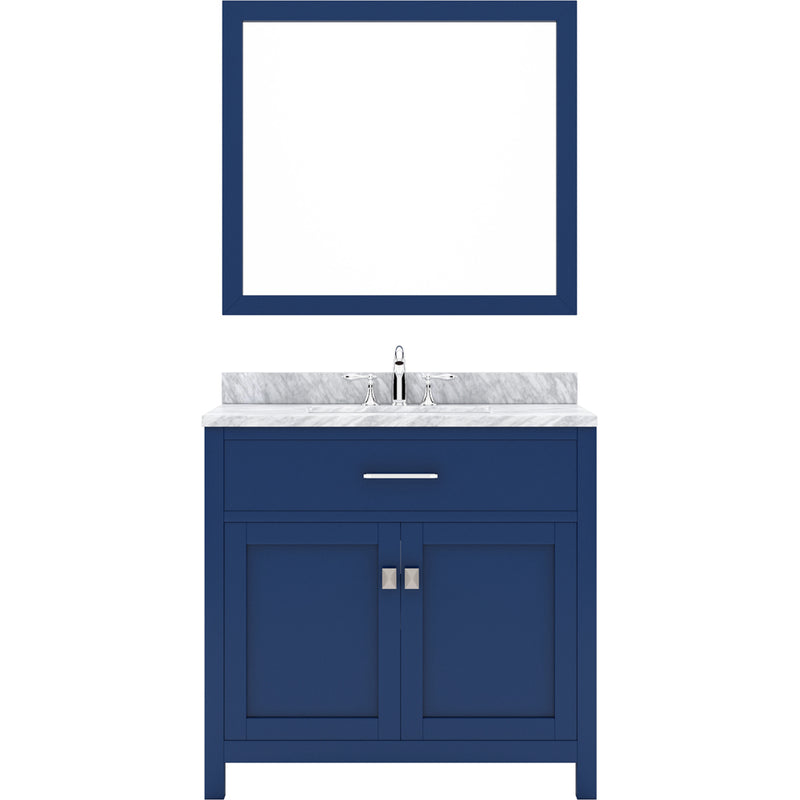 Modern Fittings Caroline 36" Single Bath Vanity with Marble Top and Round Sink