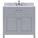 Modern Fittings Caroline 36" Single Bath Vanity with Marble Top and Round Sink