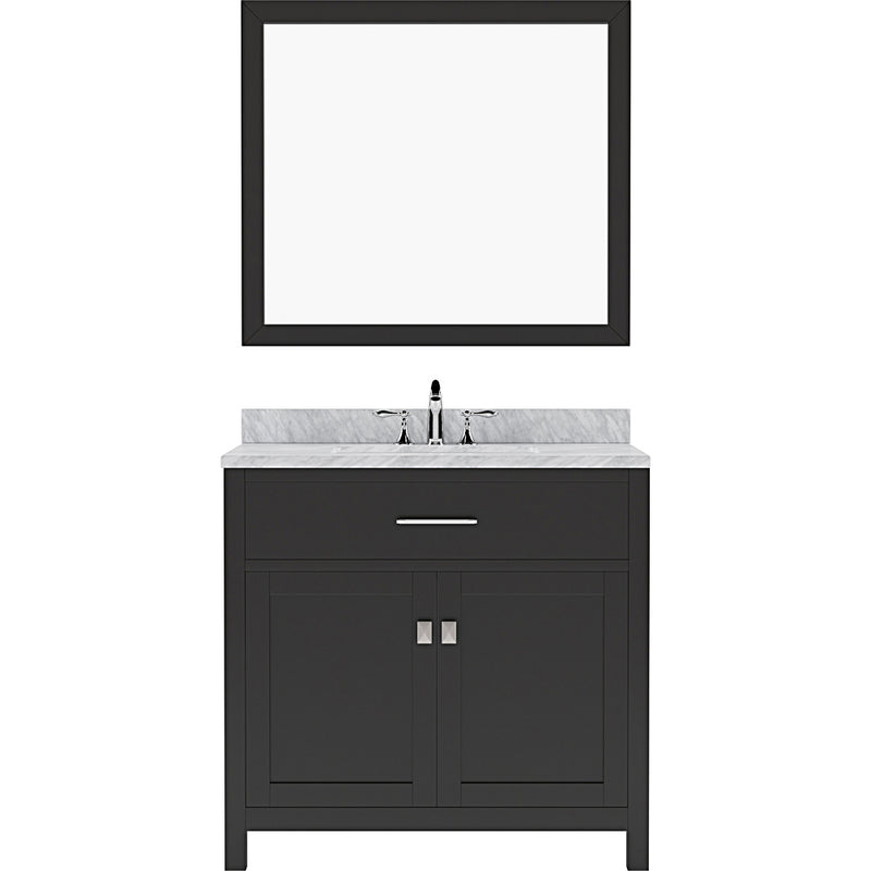 Modern Fittings Caroline 36" Single Bath Vanity with Marble Top and Square Sink