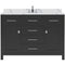 Modern Fittings Caroline 48" Single Bath Vanity with Calacatta Quartz Top and Round Sink